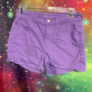 Old Navy High Waist Purple Shorts